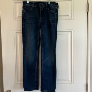 Mother Jeans Mid Rise Dazzler Ankle Squeeze Play, size 28, made in USA